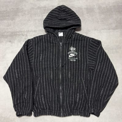 Stussy x Nike Striped Wool Jacket 