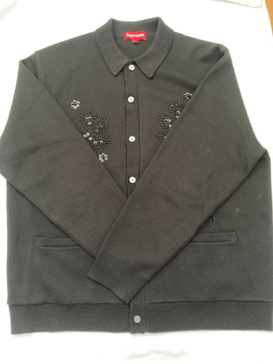 Supreme Beaded Applique Cardigan 