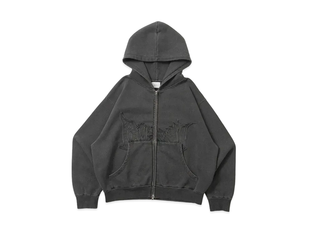 BLESS U Bless U Pigment Zip Hoodie 