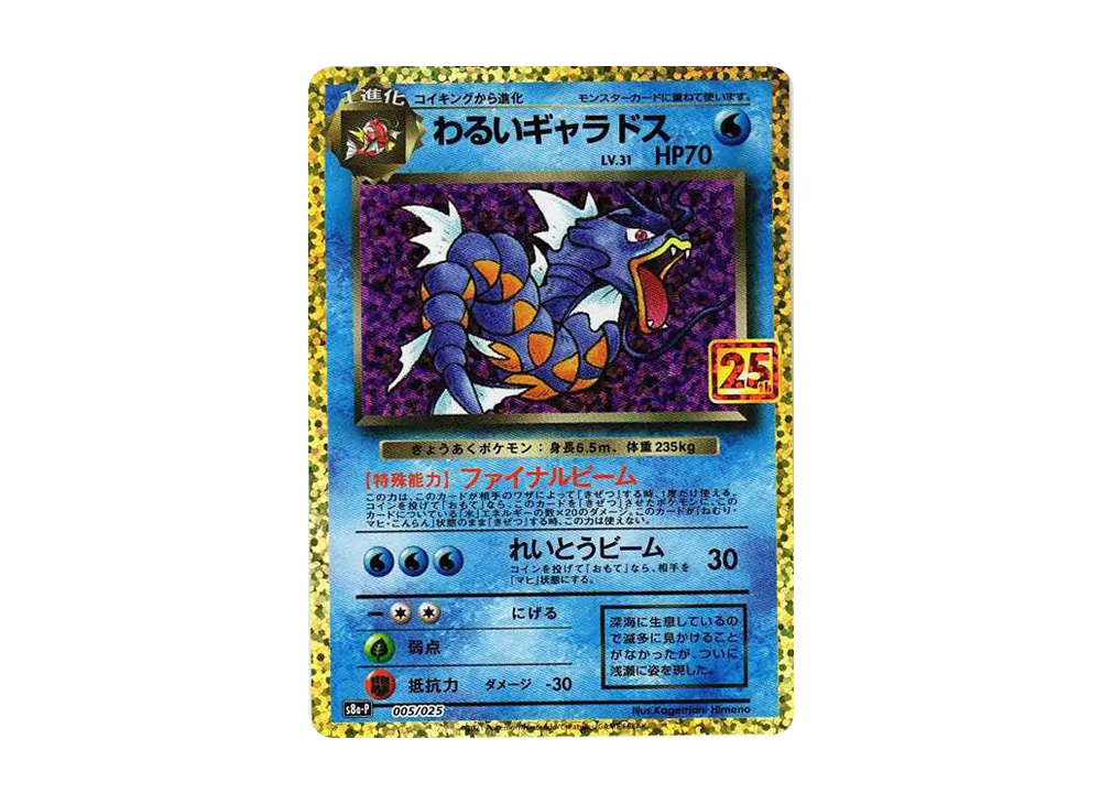 わるいギャラドス 25th ANNIVERSARY psa10 PSA10】わるいギャラドス