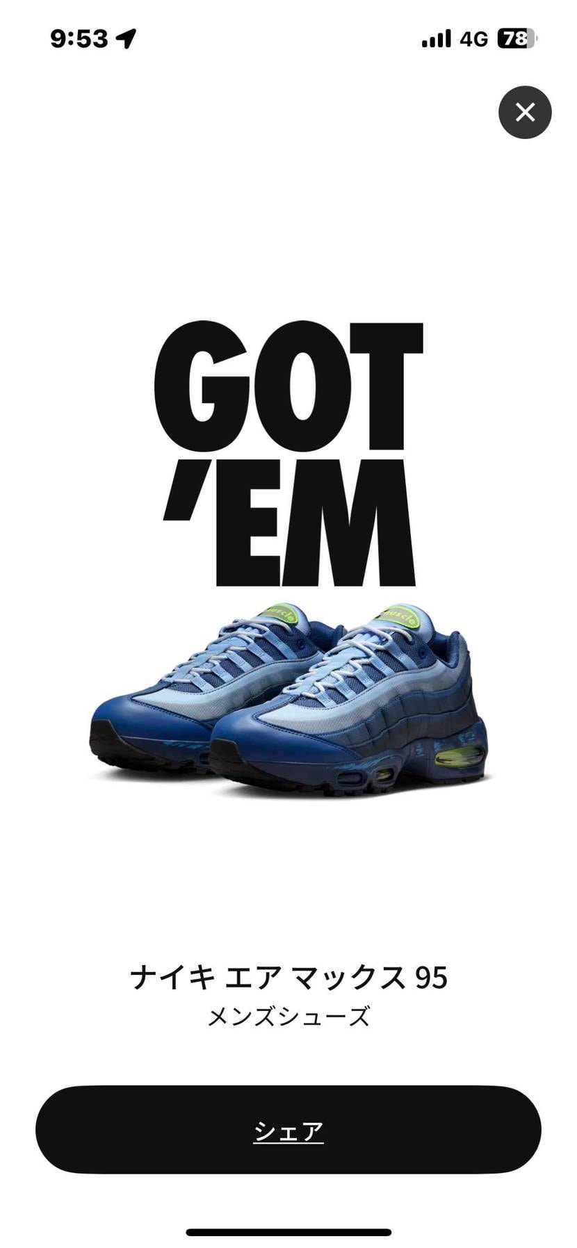 遊戯王 × ナイキ エアマックス95 