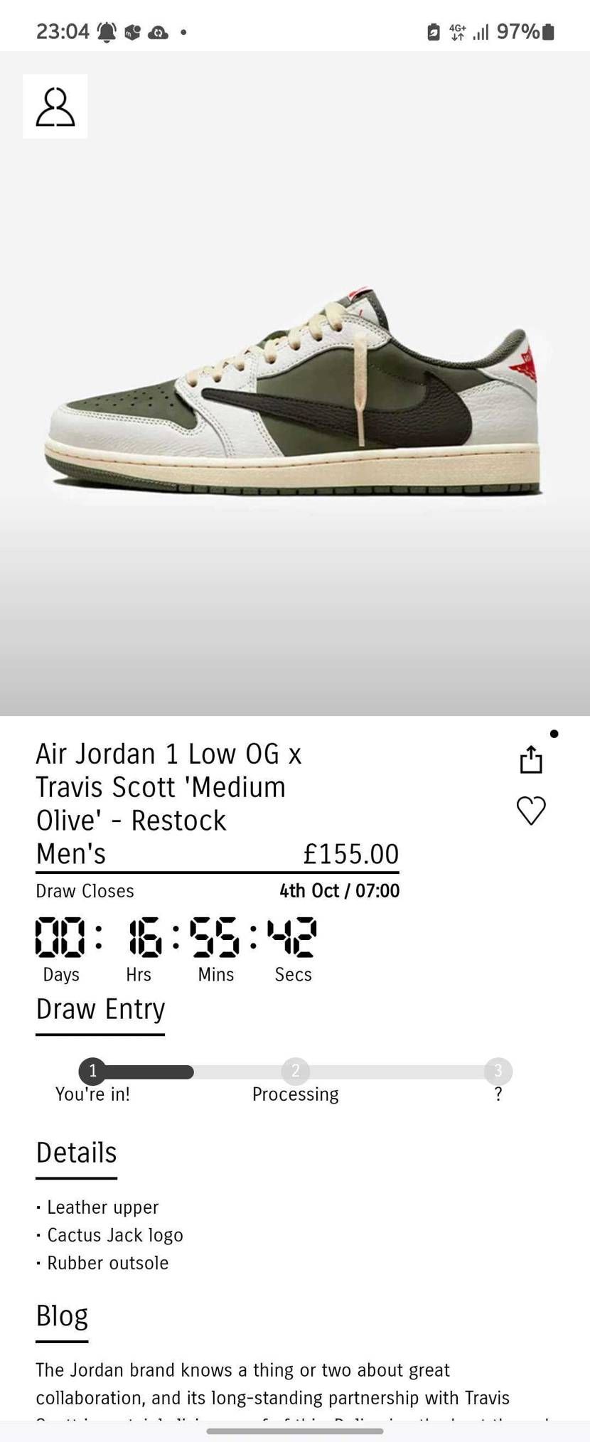 トラヴィススコット × ナイキ エアジョーダン1 ロー OG SP 