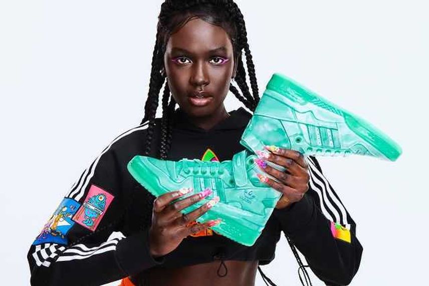 Jeremy Scott adidas forum dipped 