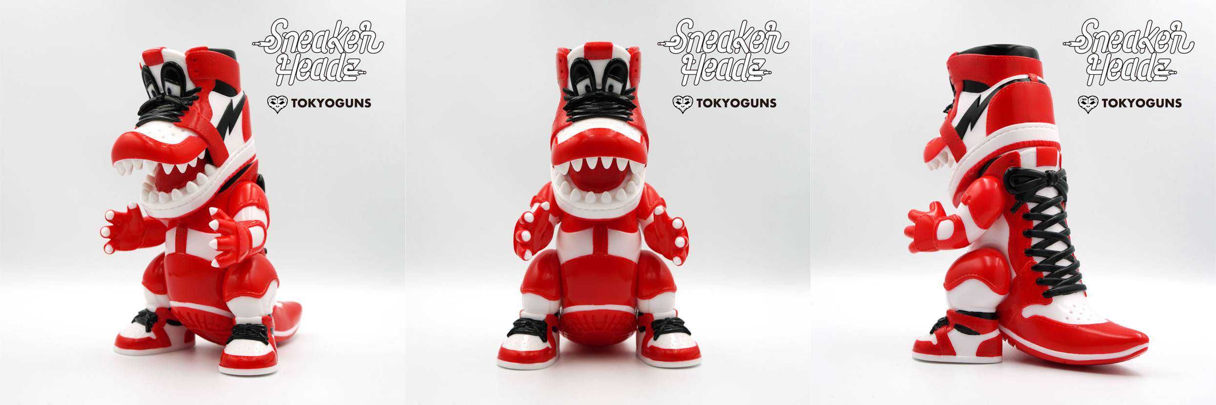 TOKYOGUNSの人気ソフビシリーズ「怪獣スニーカーヘッド」のシカゴ