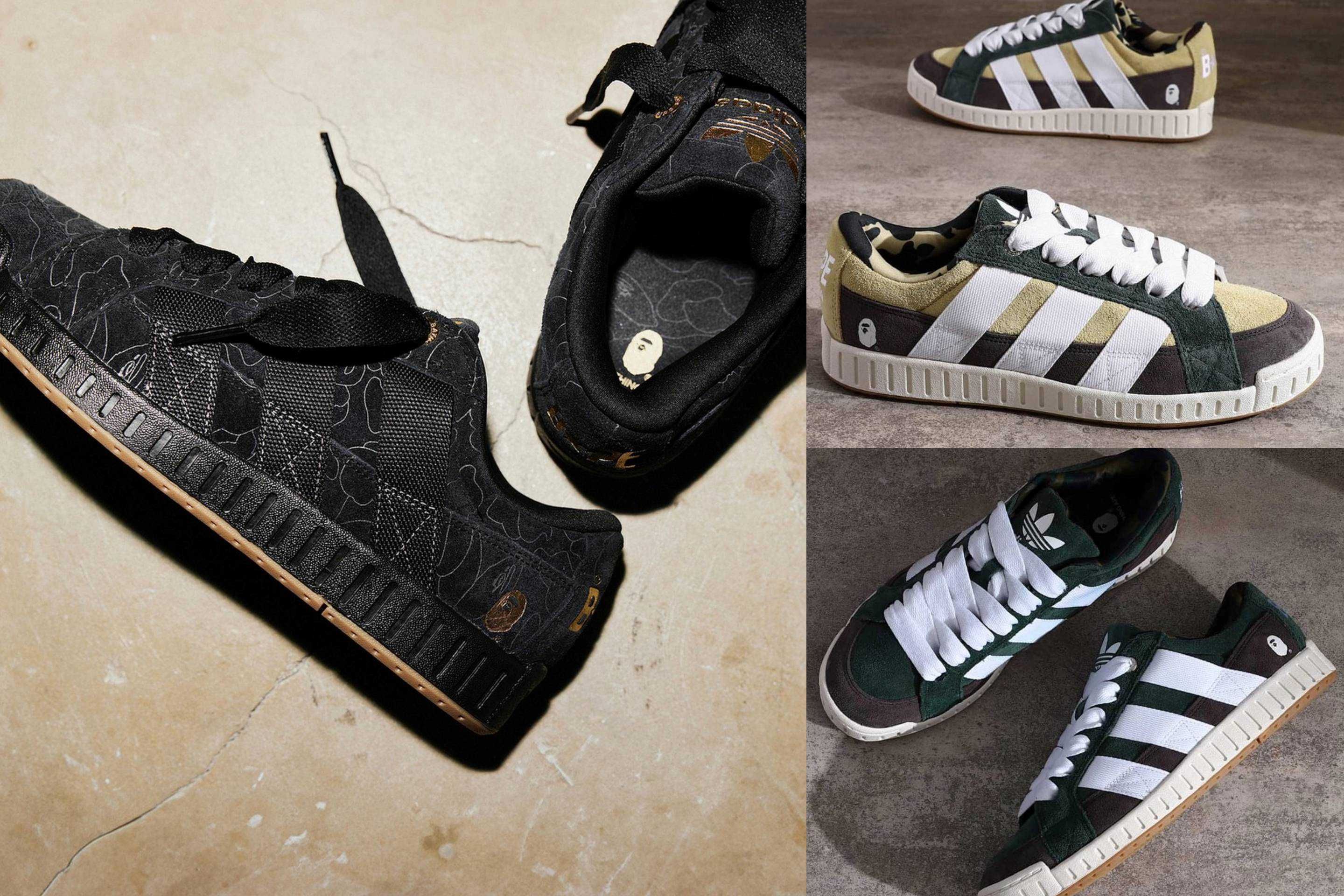4/20発売｜A BATHING APE® × adidas Originals Lawsuit N BAPE 3colors