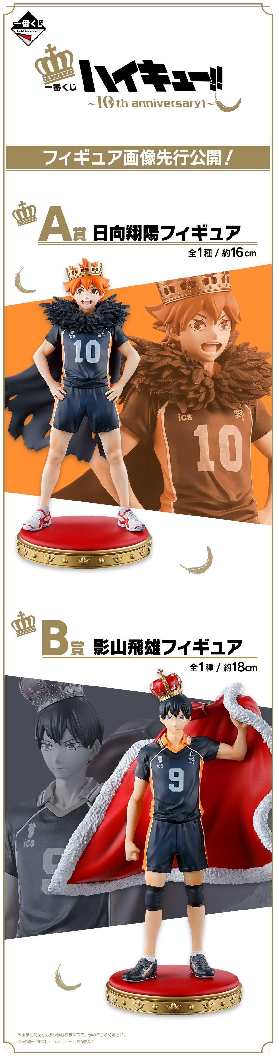 一番くじ】「ハイキュー!! ～10th anniversary！～」日向翔陽&影山飛雄