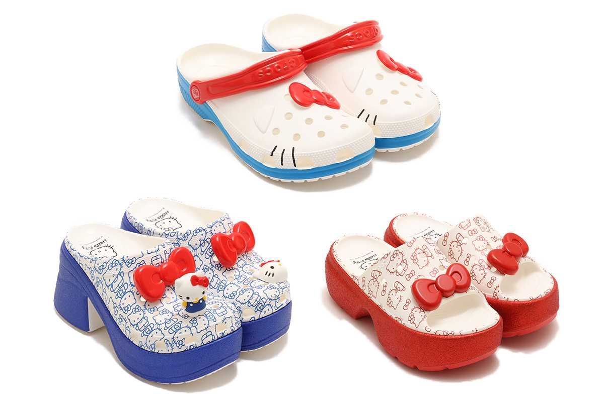 1/18発売｜Hello Kitty × Crocs 50th Anniversary collection｜抽選