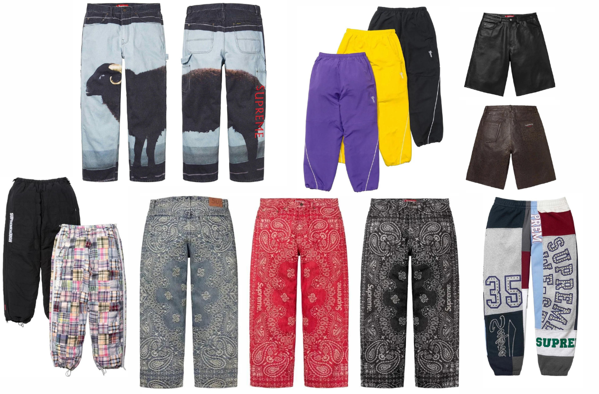 パンツ編】Supreme 25SS パンツ おすすめ10選！あなたのスタイルに合う