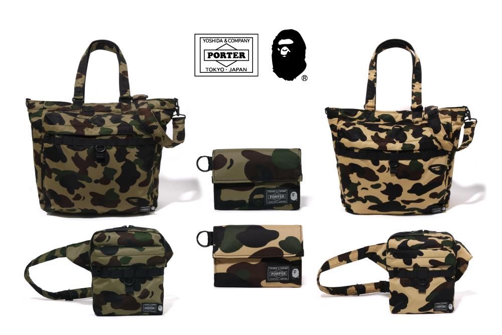 7/26発売｜A BATHING APE × PORTER 1st Camo collection｜抽選/販売