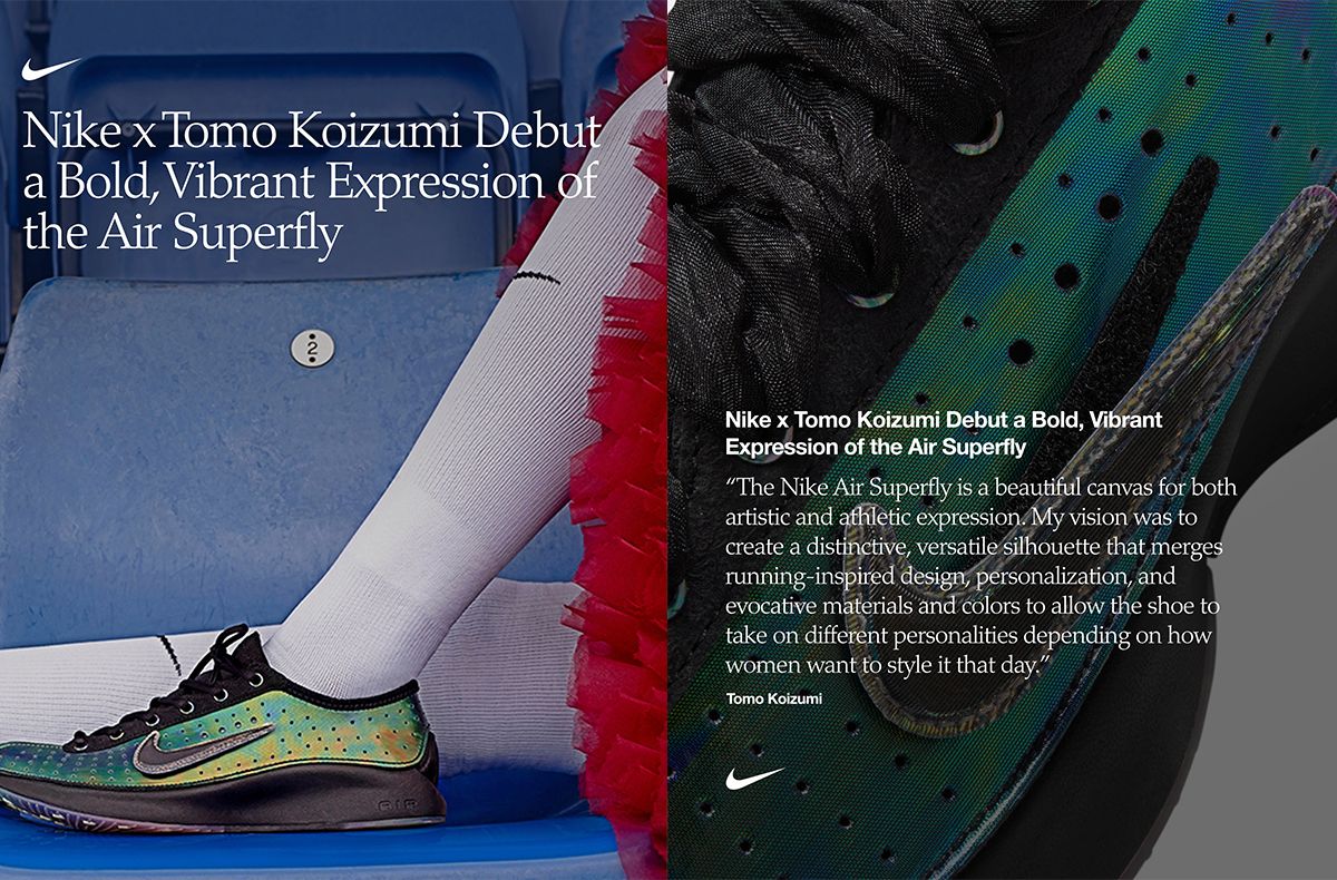 9/19・9/20発売｜TOMO KOIZUMI × Nike Air Superfly 