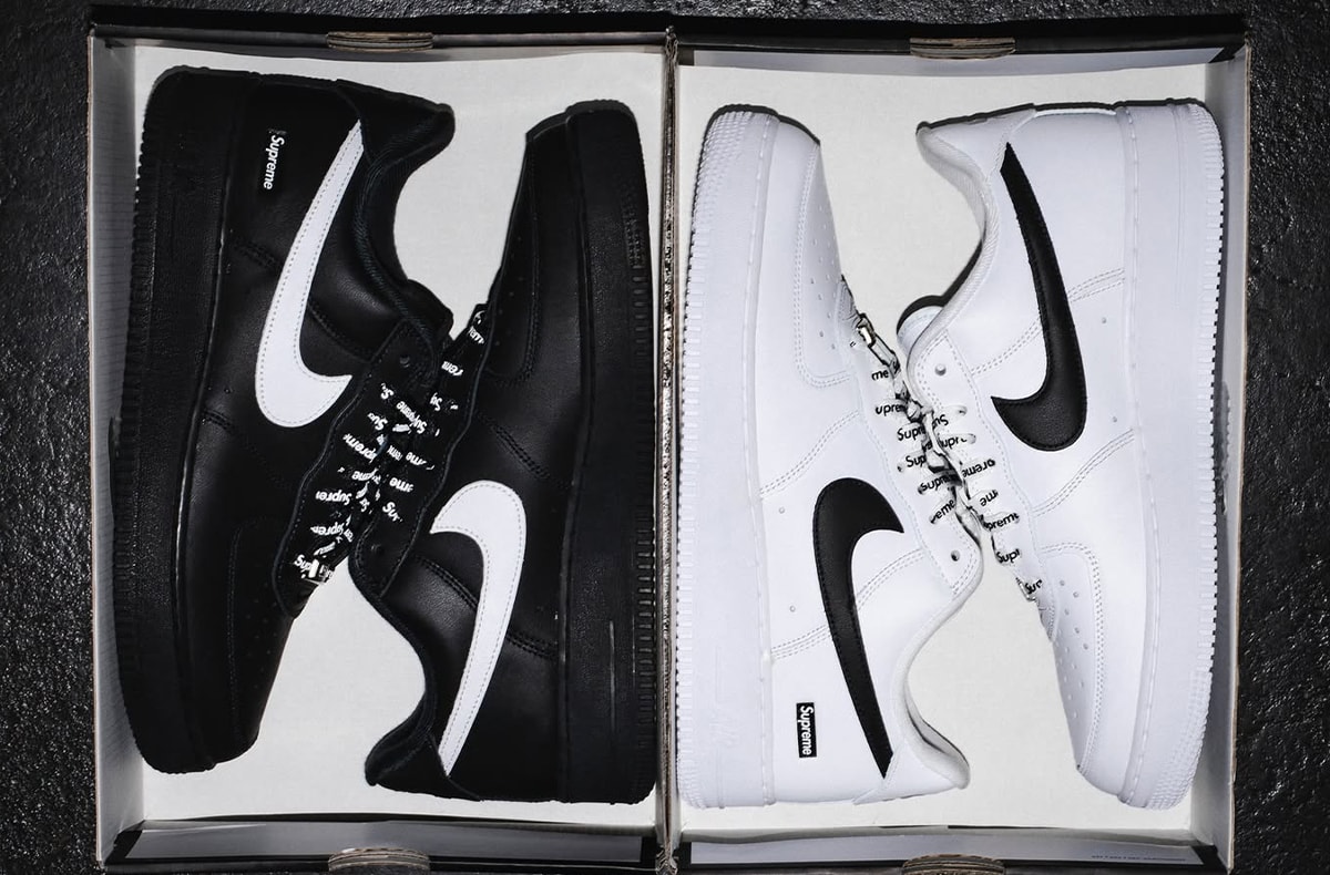 10/12発売｜Supreme × Nike Air Force 1 Low 2colors 25FW｜抽選/販売