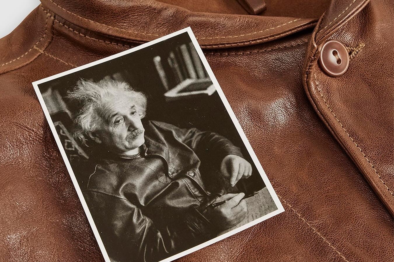 Levi's®がアインシュタイン氏愛用のレザージャケット「メンロー