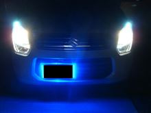 ☆ ワゴンR （MH34S） LEDアクリルナンバープレートフレーム