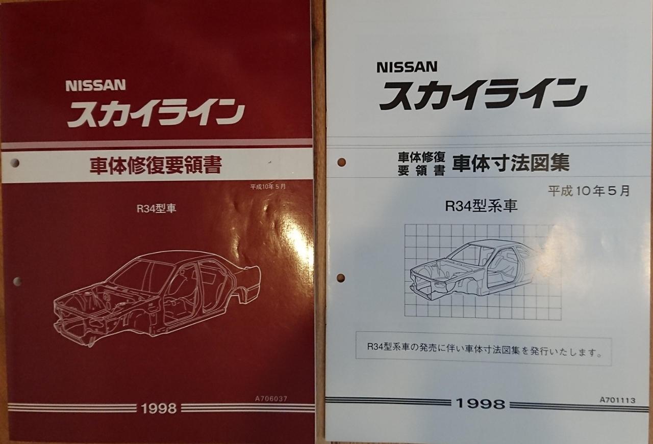 日産(純正) 車体修復要領書 のパーツレビュー | スカイラインGT‐R