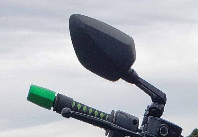 TANAX バイクミラー ナポレオン シャークミラー アルミ鏡 左右2本