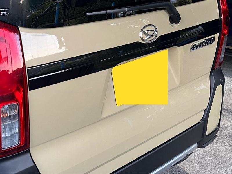 ダイハツ(純正) バックドアガーニッシュ のパーツレビュー | タント