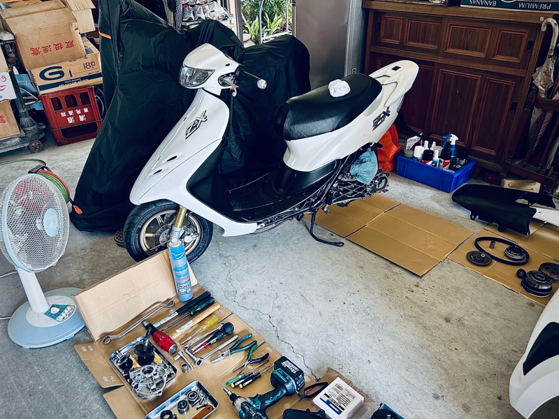 ライブディオZX、換える。｜田なっくすのブログ｜田なっくすのページ