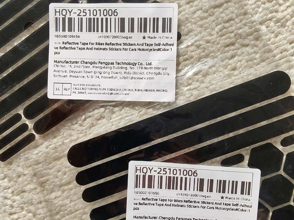 海外通販 AliExpress 「反射しない反射シール」と返金・返品手続き