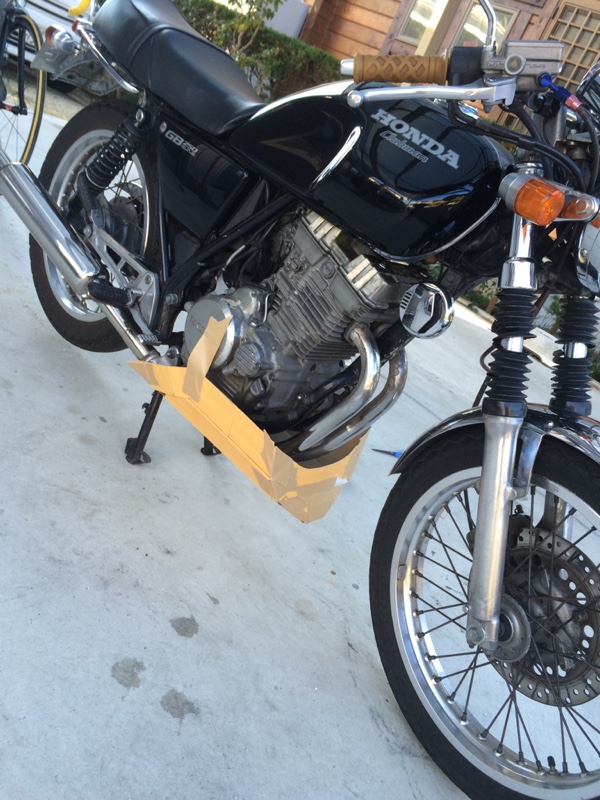 自作アンダーカウル その①（ホンダ GB250 CLUBMAN (クラブマン)）by