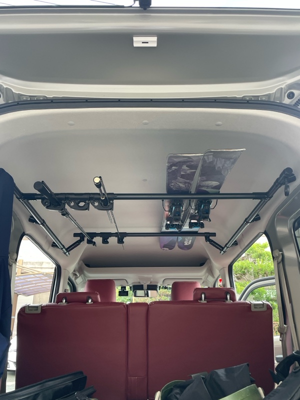 イレクターパイプロッドホルダー（スズキ エブリイ・DA17）by