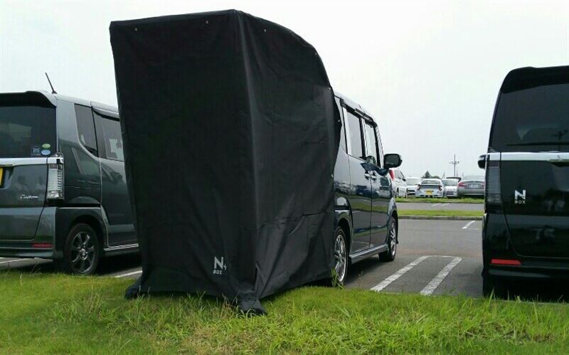 ホンダ(純正) テールゲートカーテン のパーツレビュー | N-BOX+