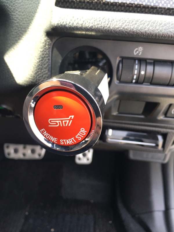 STI プッシュエンジンスイッチ のパーツレビュー | インプレッサ G4