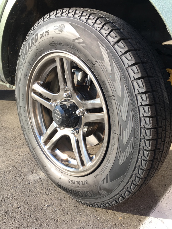 YOKOHAMA iceGUARD SUV G075 175/80R16 のパーツレビュー | ジムニー