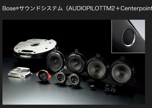 マツダ(純正) Bose®サウンドシステム AUDIOPILOTTM2+Centerpoint®2)+10