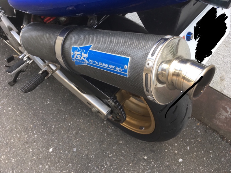 だ*ん様 ホーネット250 カーボンマフラーtsr？ だ*ん様 ホーネット250