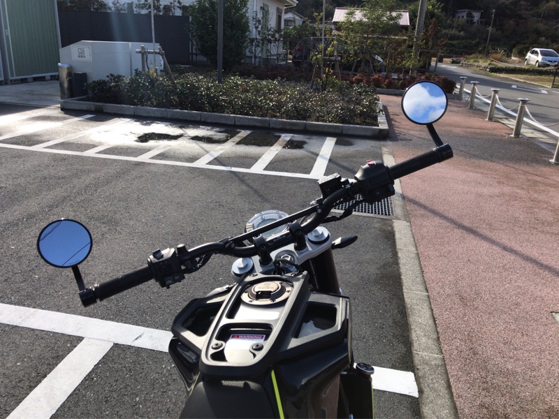 ハスクバーナ(純正) ハンドルバーエンドミラー のパーツレビュー