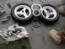 カワサキ純正 KSR110/Z125PRO用アルミホイール のパーツレビュー | KSR