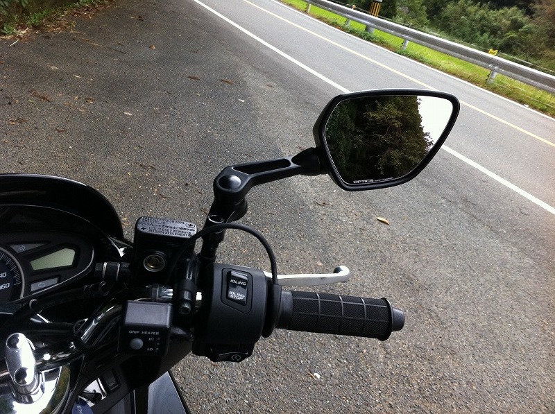 ナポレオン シャークミラー（ブラック） のパーツレビュー | PCX