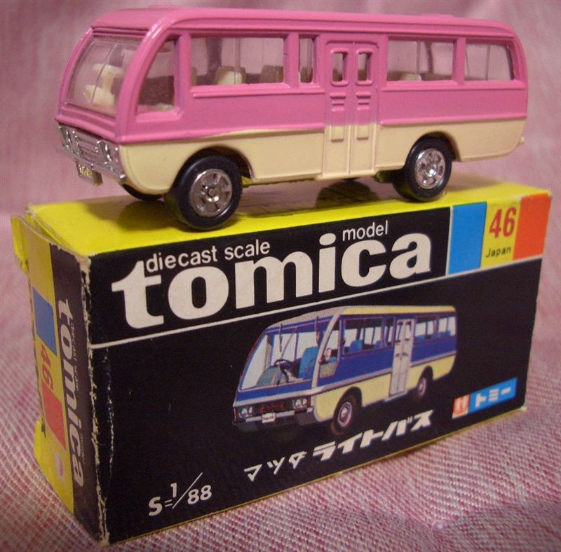 トミカ黒箱日本製のマツダライトバスです♪｜てつ230のブログ
