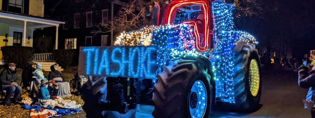 13th Annual Holiday Lighted Tractor Parade in Greenwich - Saturday