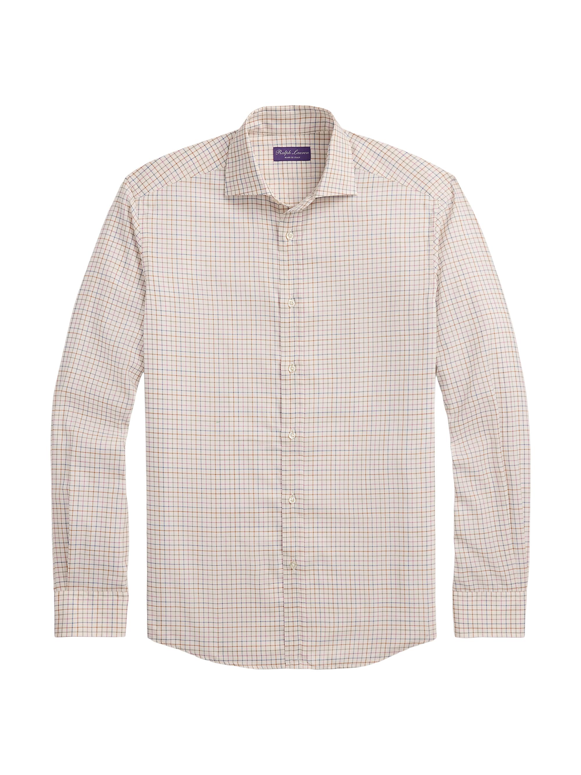 Ralph Lauren Purple Label Herringbone Flannel Shirt | Saks Fifth