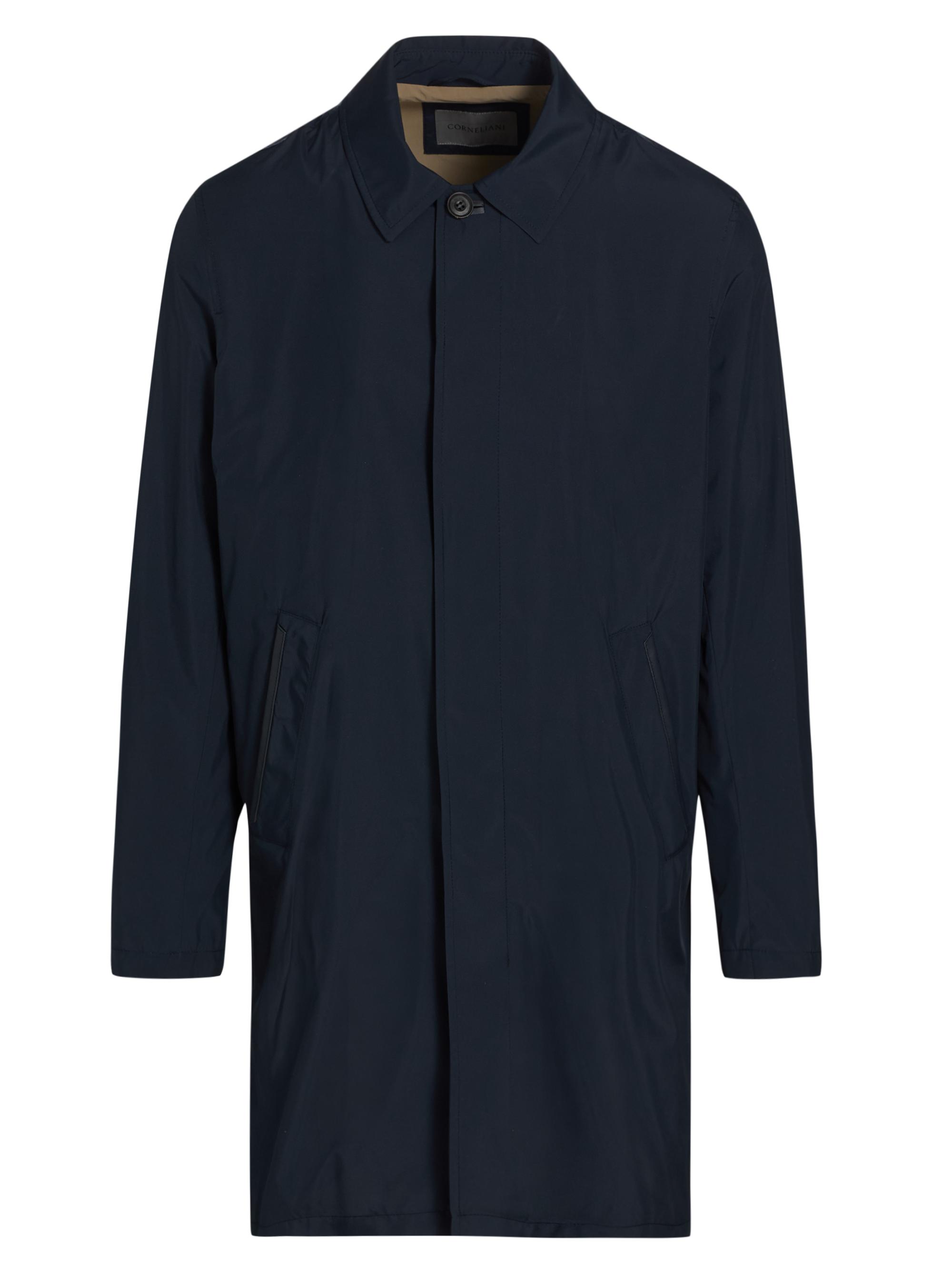 Giorgio Armani Long Wool Zip-Up Jacket | Saks Fifth Avenue