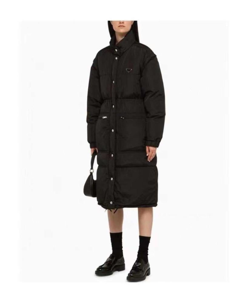 Prada Women's Long Black Raincoat High Quality - E-SEVEN STORE