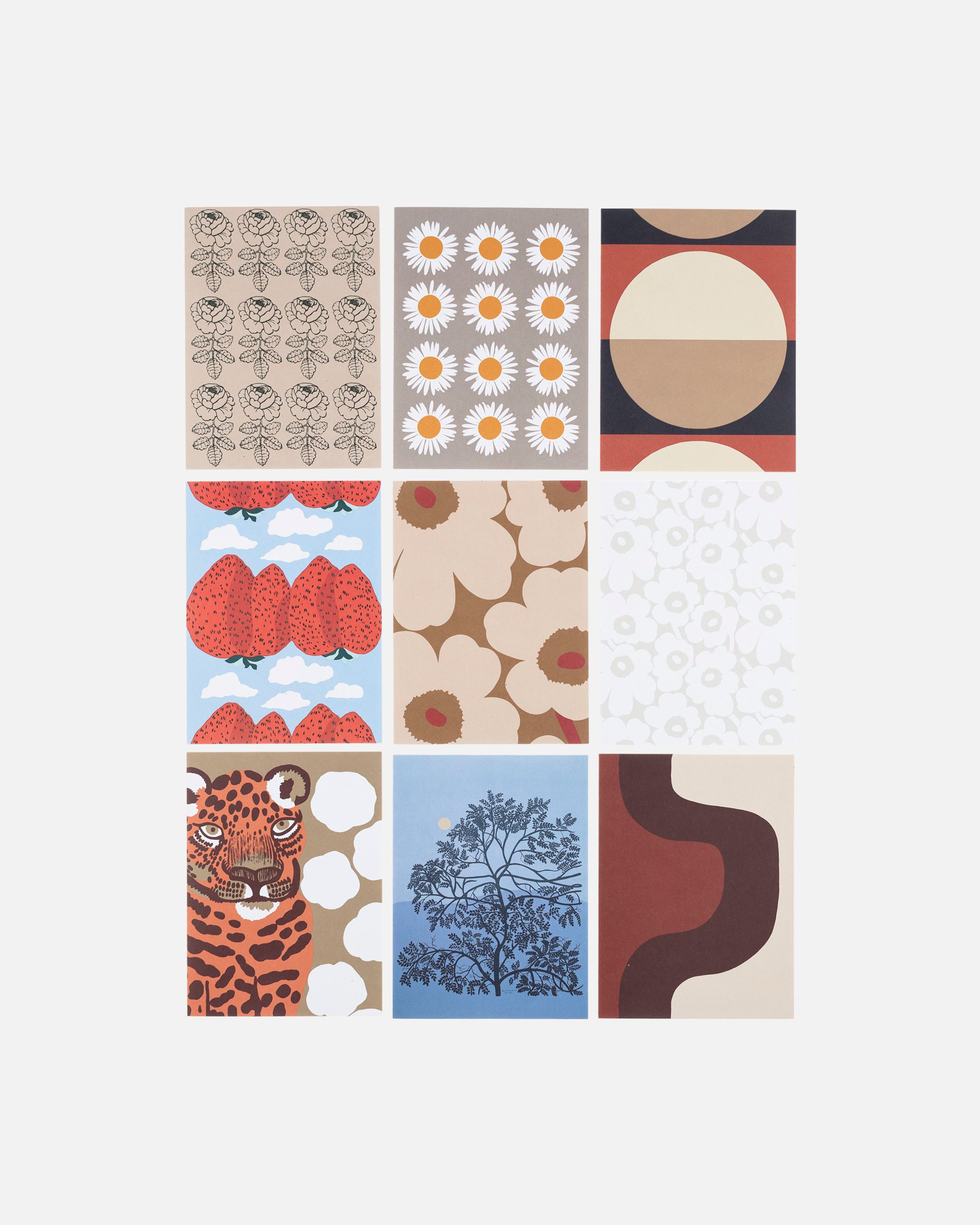 Marimekko / Maija Isola Notecard set 10 pcs with envelope | Marimekko