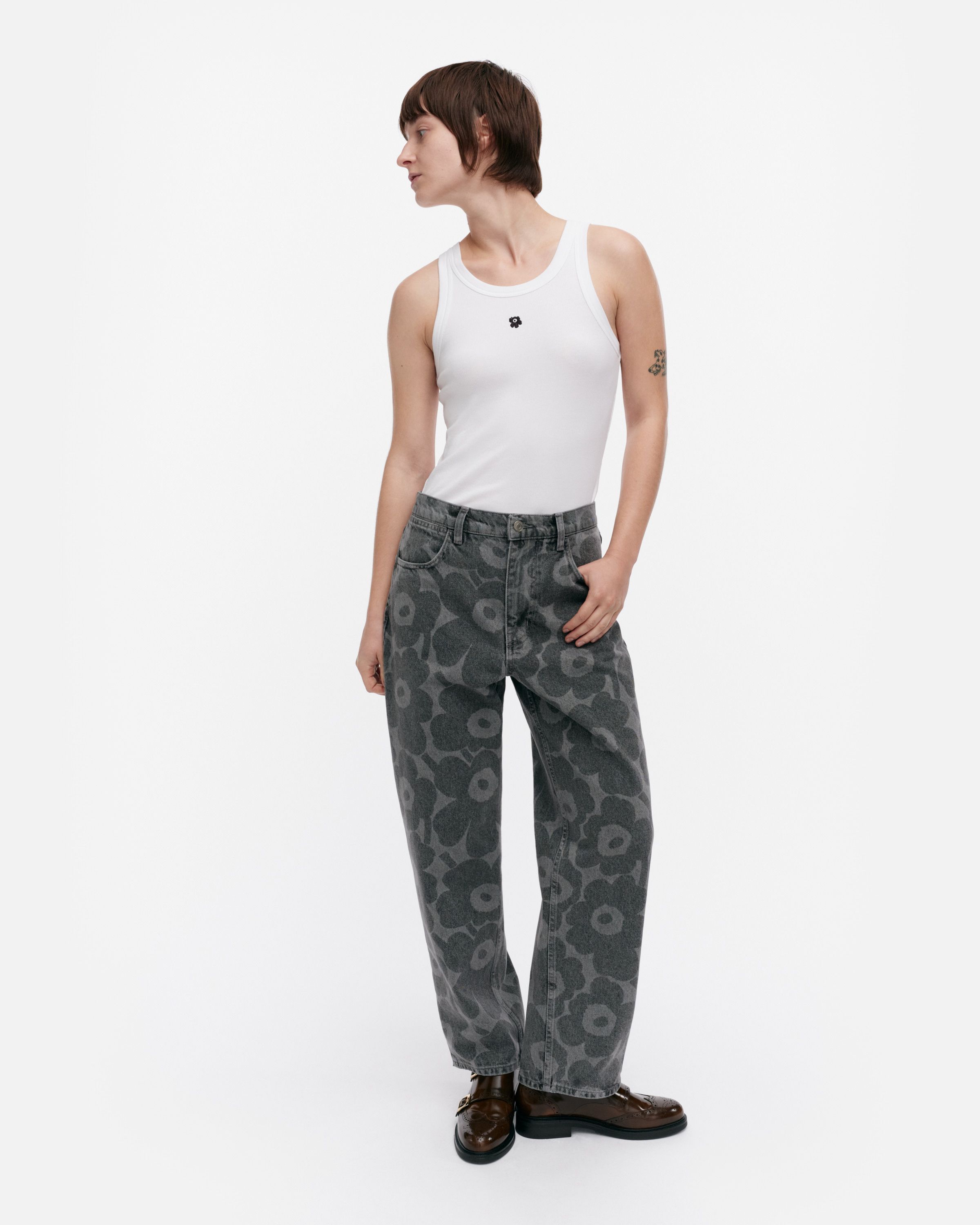 Maridenim Barrel Unikko Jeans | Marimekko