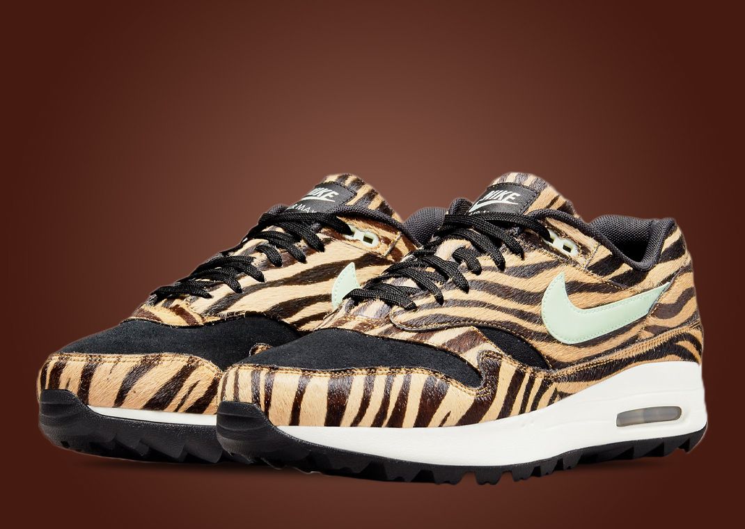 Tiger Print Covers This Nike Air Max 1 Golf
