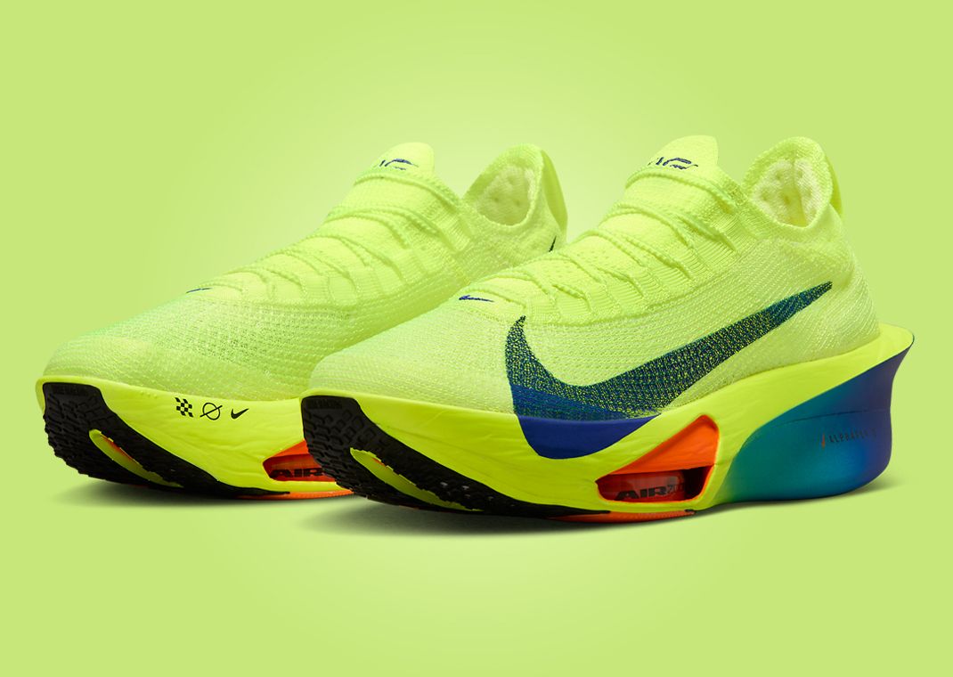 The Nike Air Zoom Alphafly NEXT% 3 Volt Releases April 2024