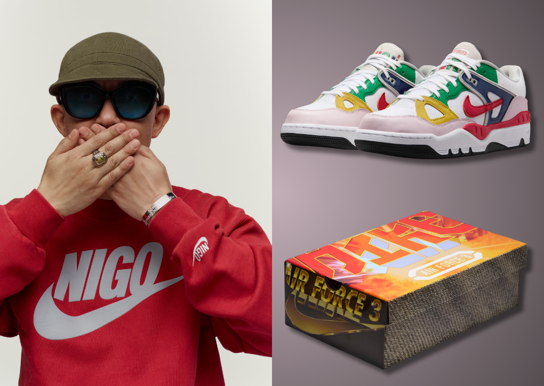 The Nigo x Nike Air Force 3 Low Multi-Color Releases in October 2024
