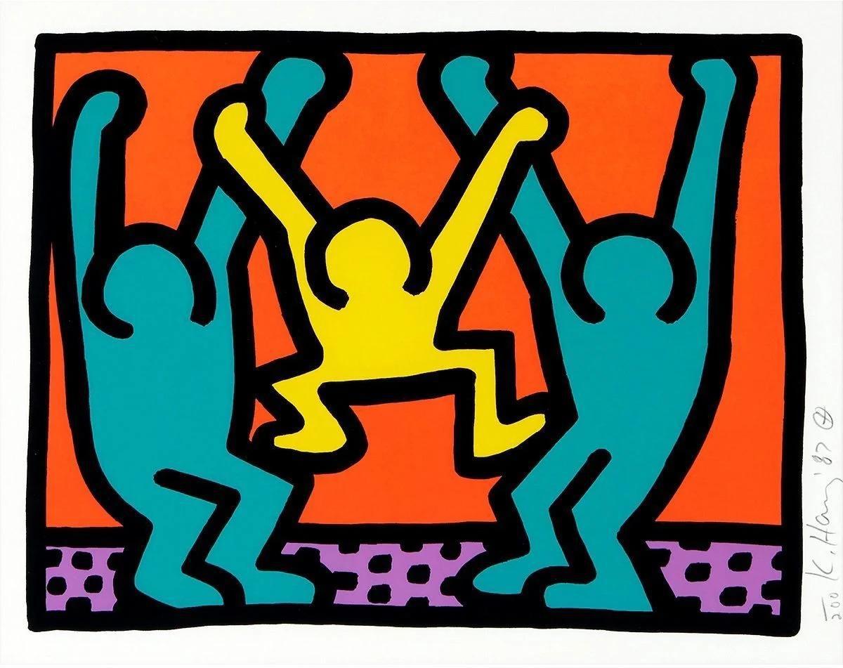 Keith Haring Pop Shop I, Plate IV (Signed Print) 1987 | MyArtBroker