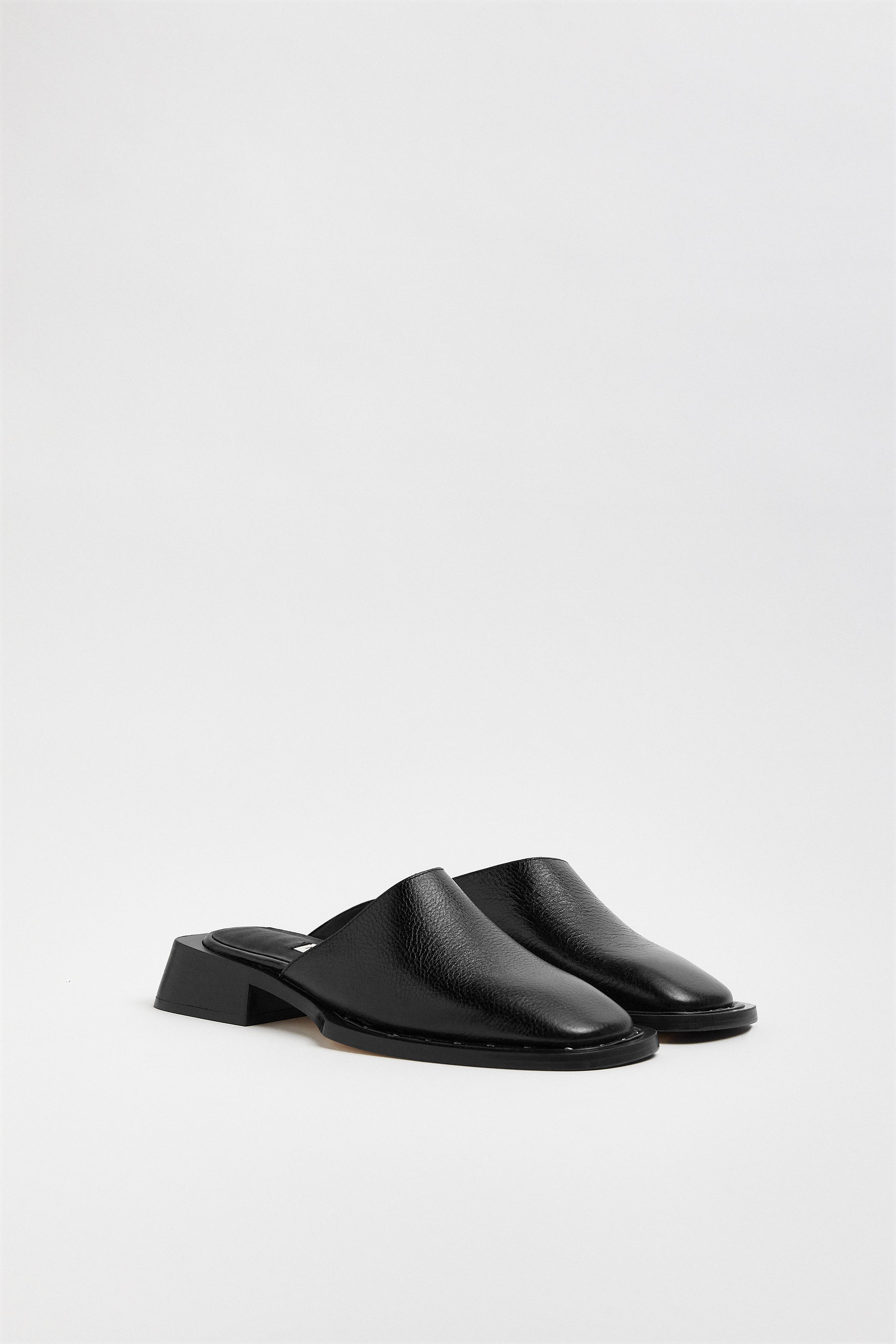 Rune Mules - Black Leather | Miista