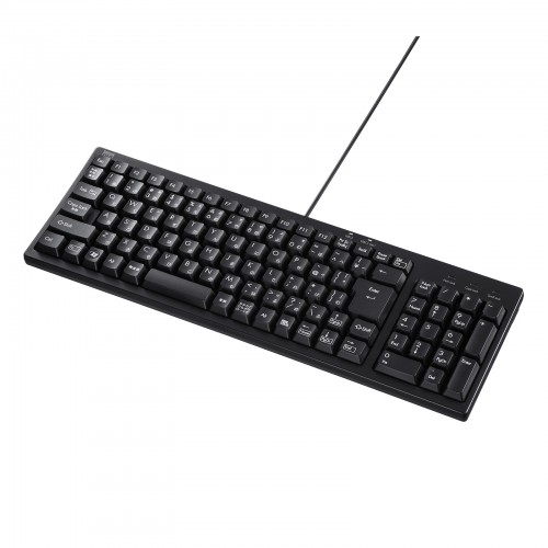 SKB-KG2UH3BK【USBハブ付コンパクトキーボード】USB 5GbpsポートとUSB2