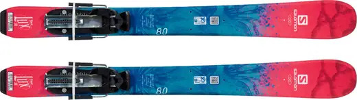 Salomon QST Lux Jr XS Kids Skis + C5 Bindings