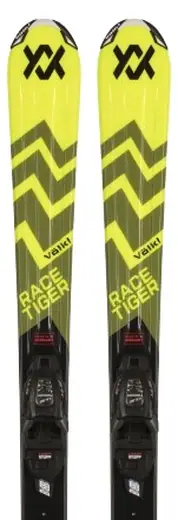 Völkl Racetiger JR + 4.5 VMotion Kids Skis | SkatePro
