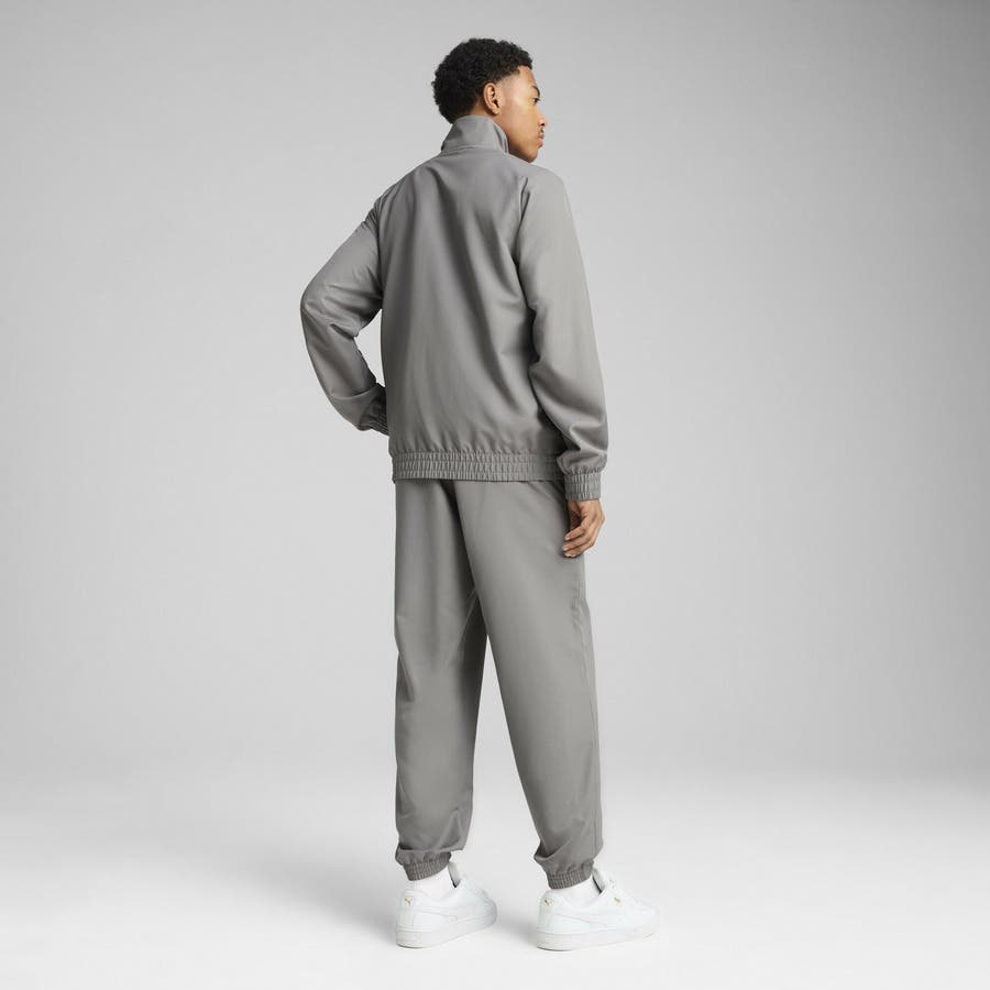 メンズ ウーブン パイピング トラックスーツ 上下セット[品番