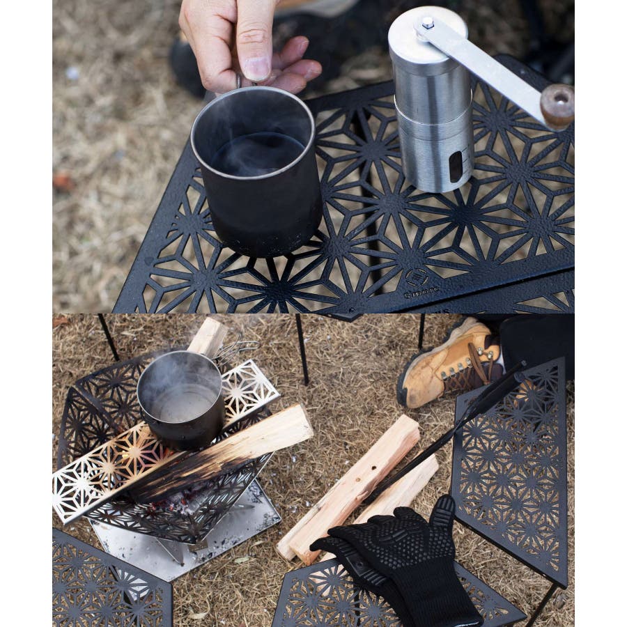 S more 和柄アウトドアテーブル6枚セット[品番：XT000005384]｜aimoha