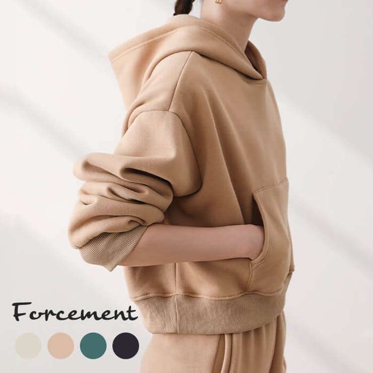 コーデが即完成！セットアップフーディー パーカー スウェット[品番